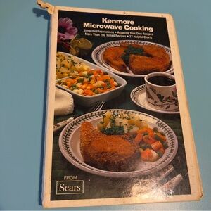 Vintage Kenmore Microwave Cooking Cookbook From Sears